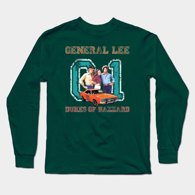 General Lee - The Dukes of Hazzard Long Sleeve T-Shirt by armando1965